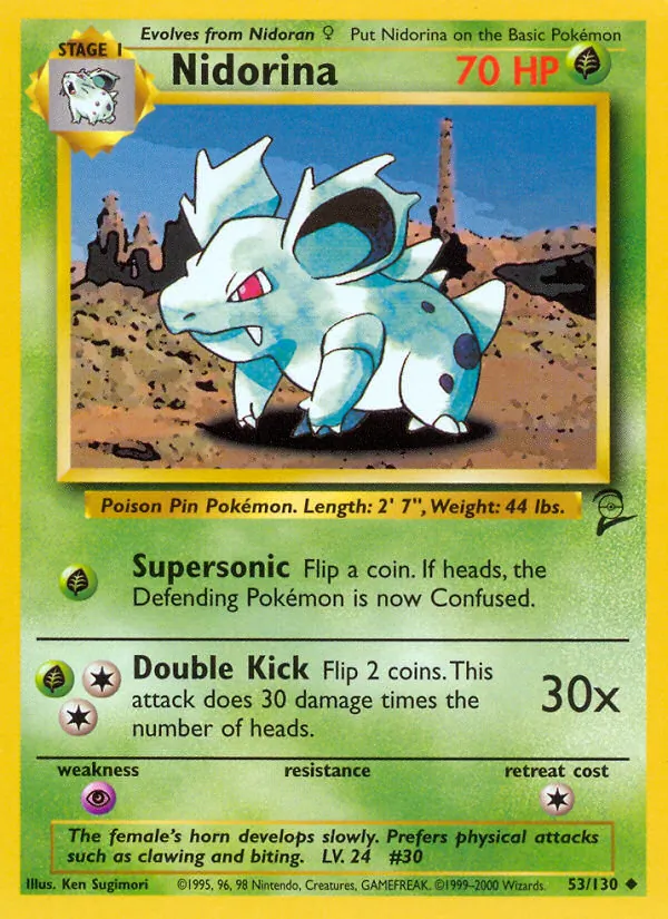 Nidorina Base Set 2 53/130