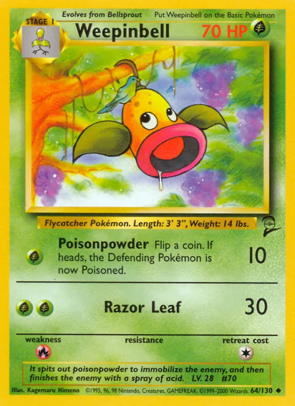 Weepinbell Base Set 2 64/130