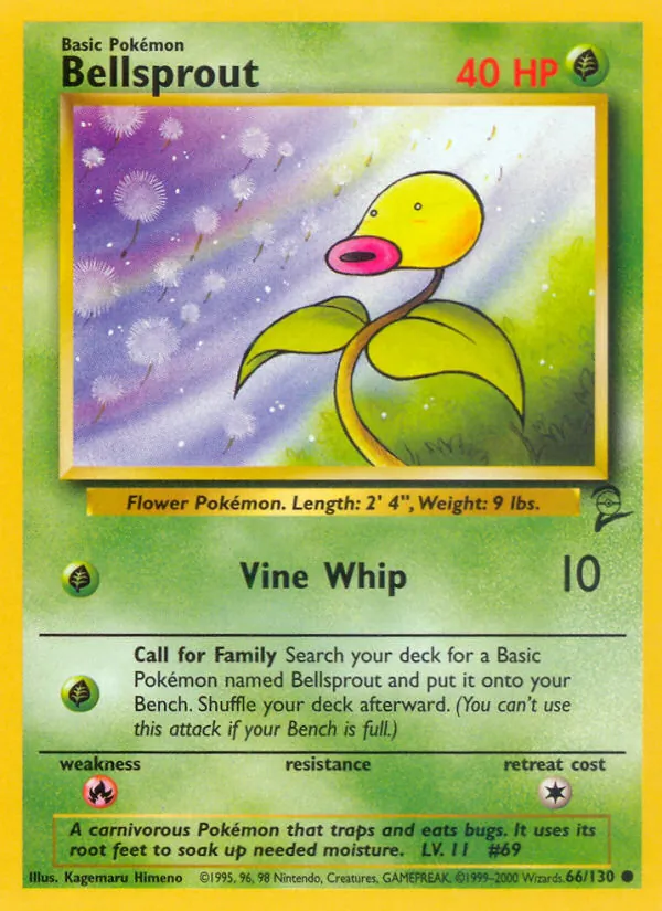 Bellsprout Base Set 2 66/130