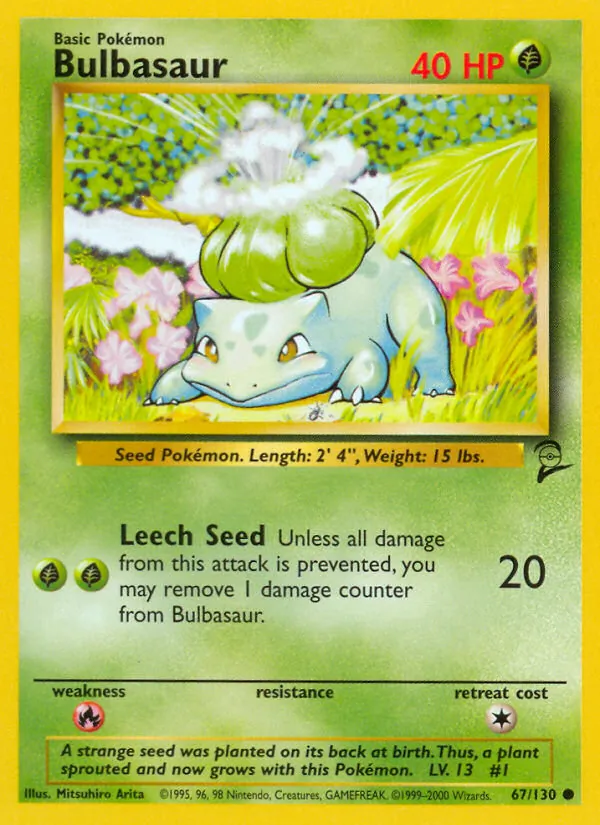 Bulbasaur Base Set 2 67/130