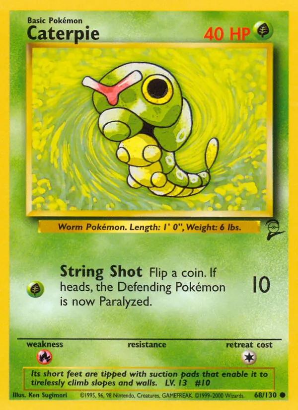 Caterpie Base Set 2 68/130