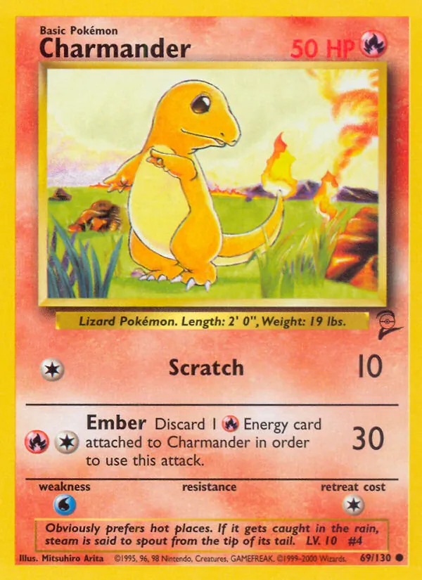 Charmander Base Set 2 69/130
