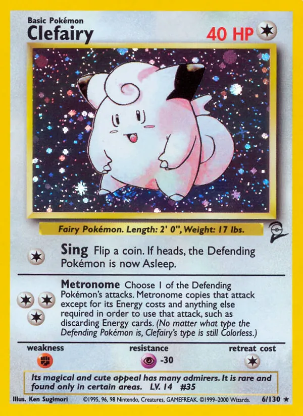 Clefairy Base Set 2 6/130