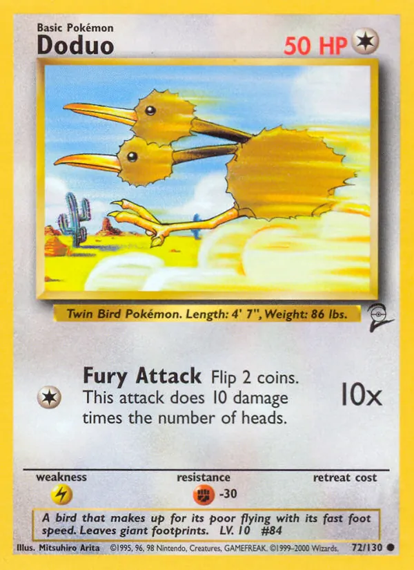 Doduo Base Set 2 72/130