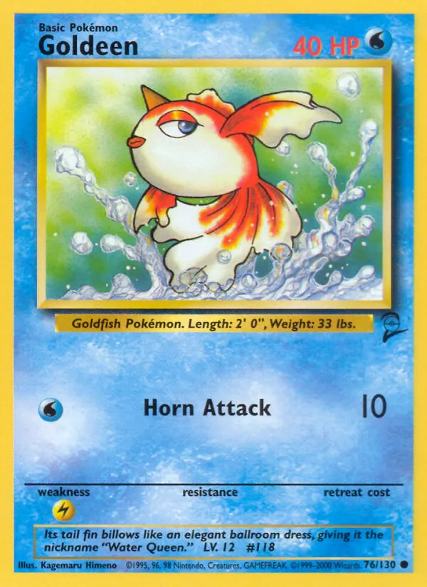 Goldeen Base Set 2 76/130
