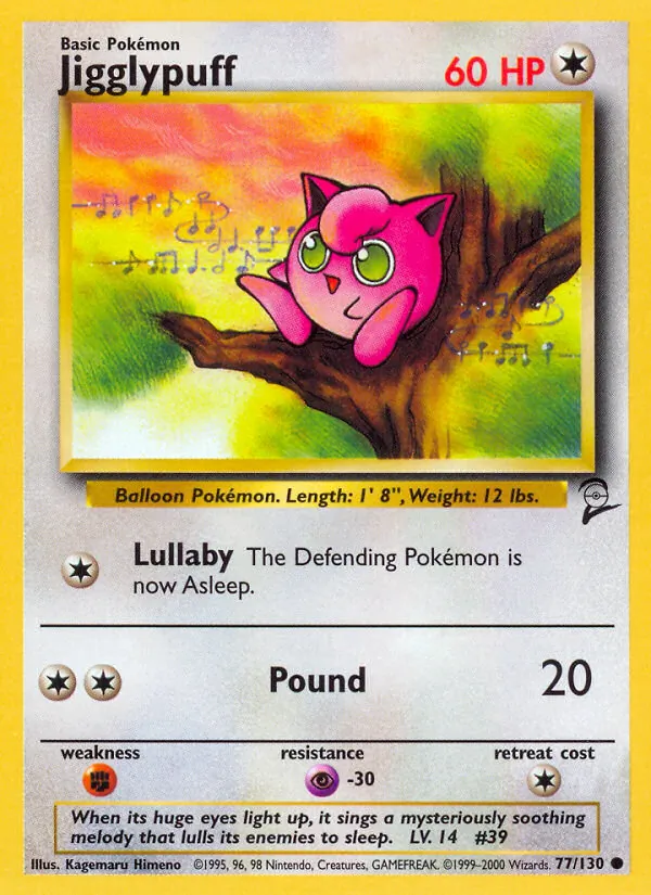 Jigglypuff Base Set 2 77/130