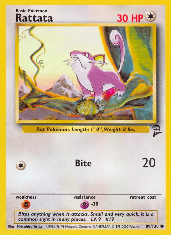 Rattata Base Set 2 89/130