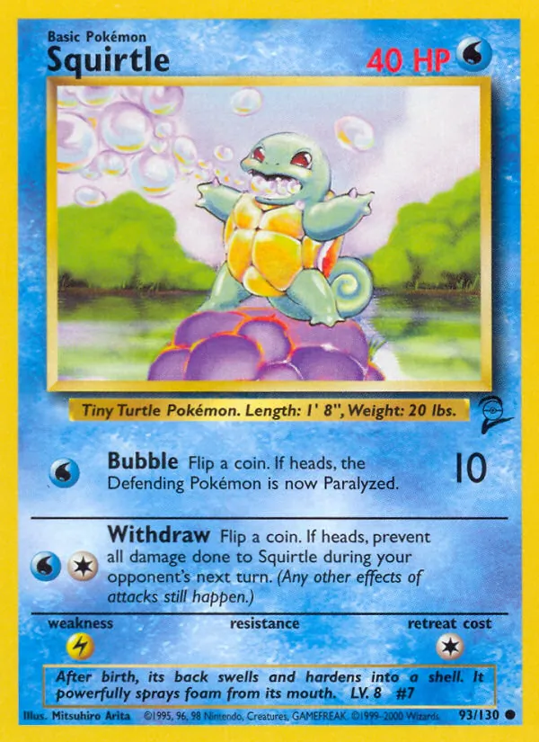 Squirtle Base Set 2 93/130