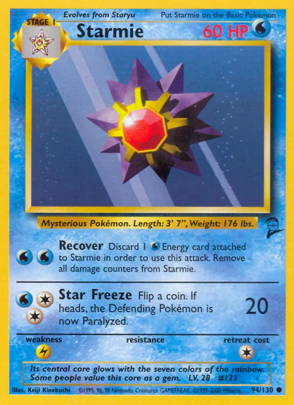 Starmie Base Set 2 94/130