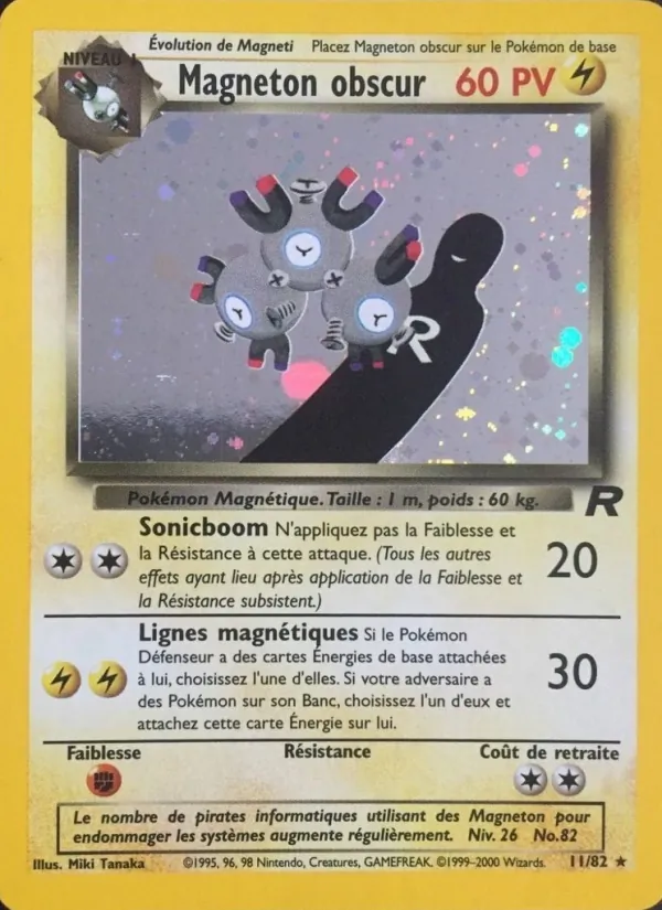 Magneton obscur Team Rocket 11/82