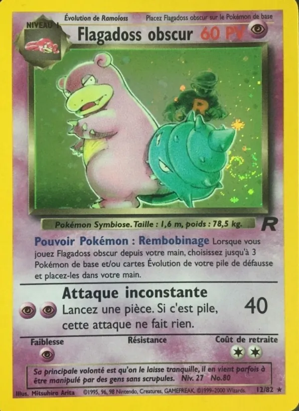 Flagadoss obscur Team Rocket 12/82