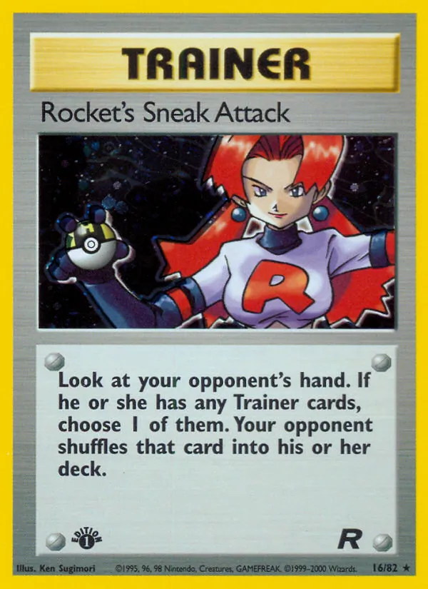 Rocket's Sneak Attack Team Rocket 16/82