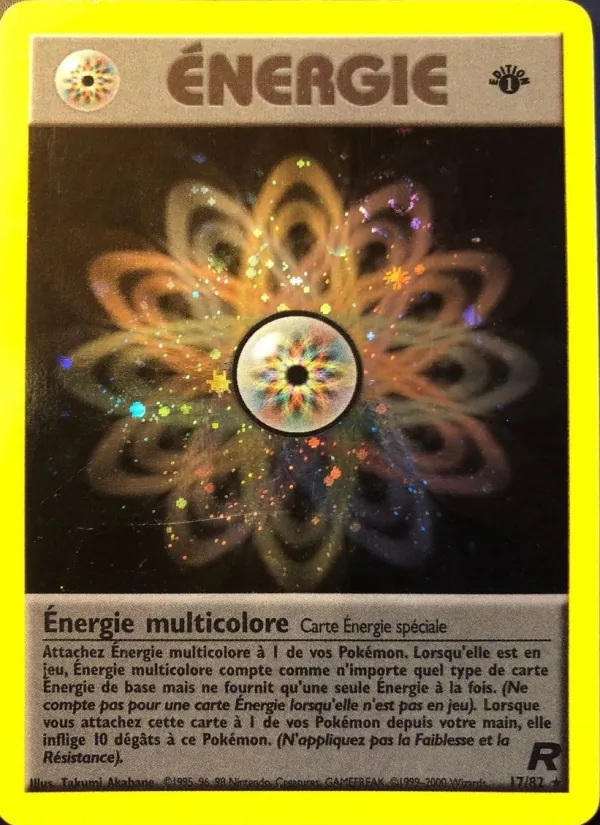 Énergie multicolore Team Rocket 17/82