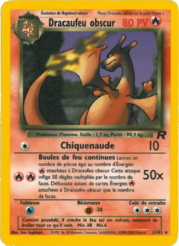 Dracaufeu obscur Team Rocket 21/82