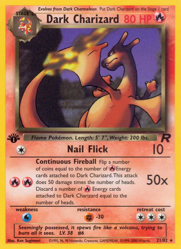 Dark Charizard Team Rocket 21/82