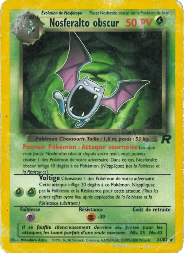 Nosferalto obscur Team Rocket 24/82