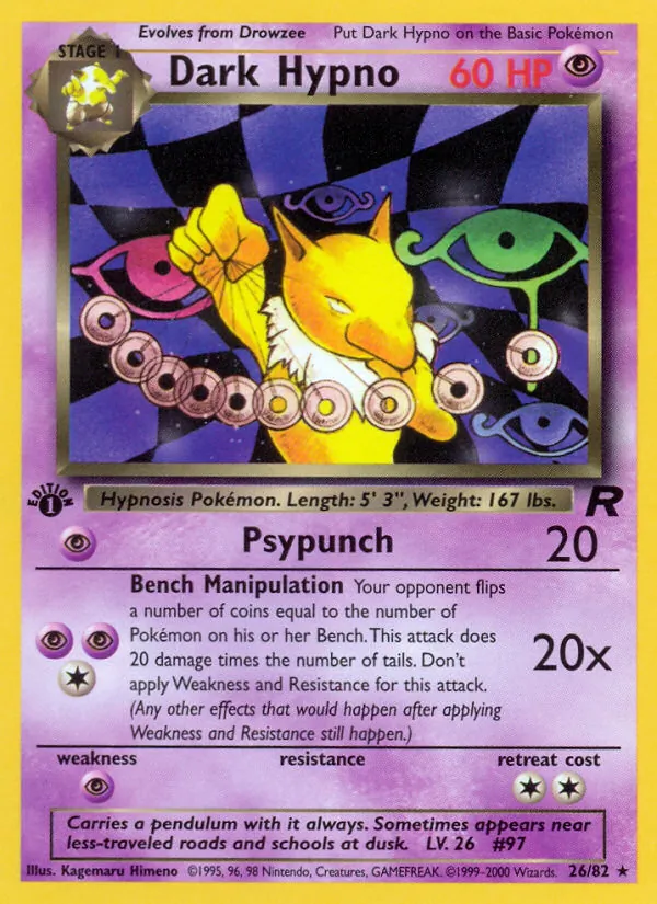 Dark Hypno Team Rocket 26/82