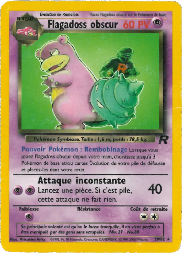 Flagadoss obscur Team Rocket 29/82