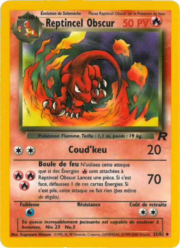 Reptincel Obscur Team Rocket 32/82