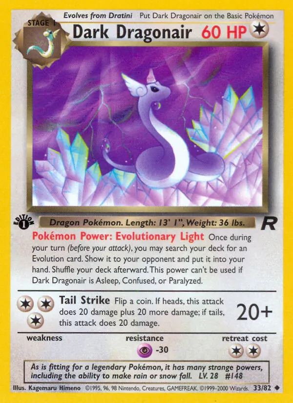 Dark Dragonair Team Rocket 33/82