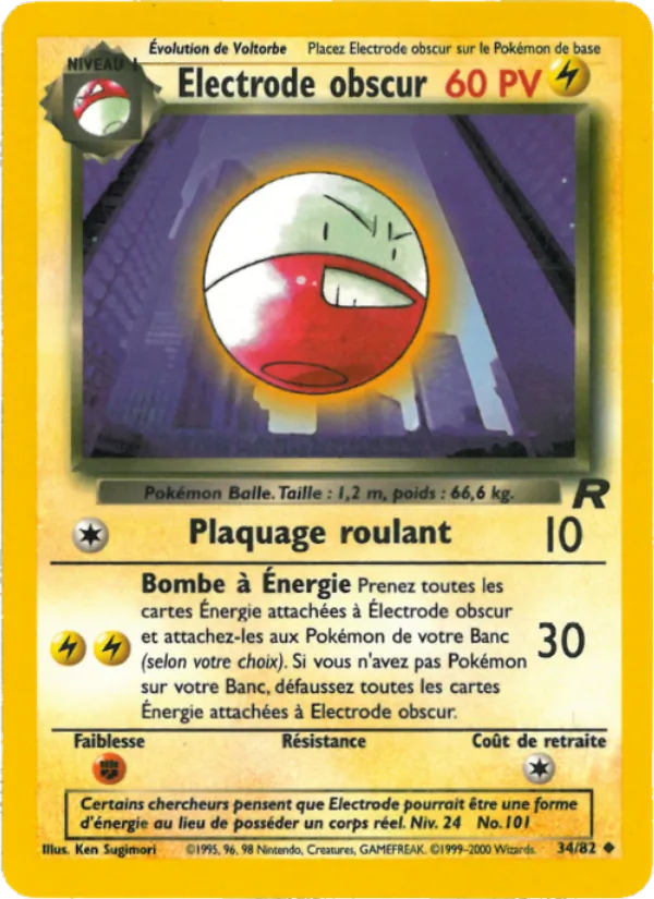 Electrode obscur Team Rocket 34/82