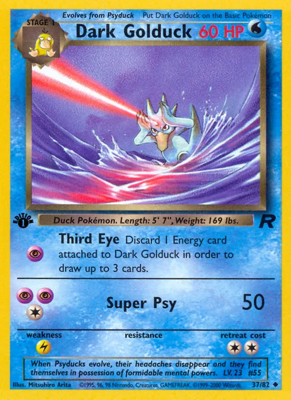 Dark Golduck Team Rocket 37/82