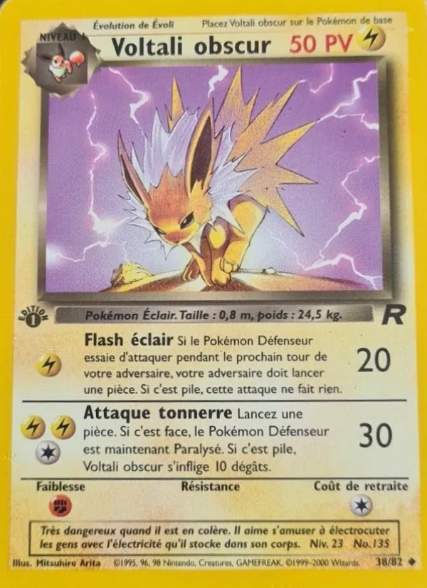 Voltali obscur Team Rocket 38/82