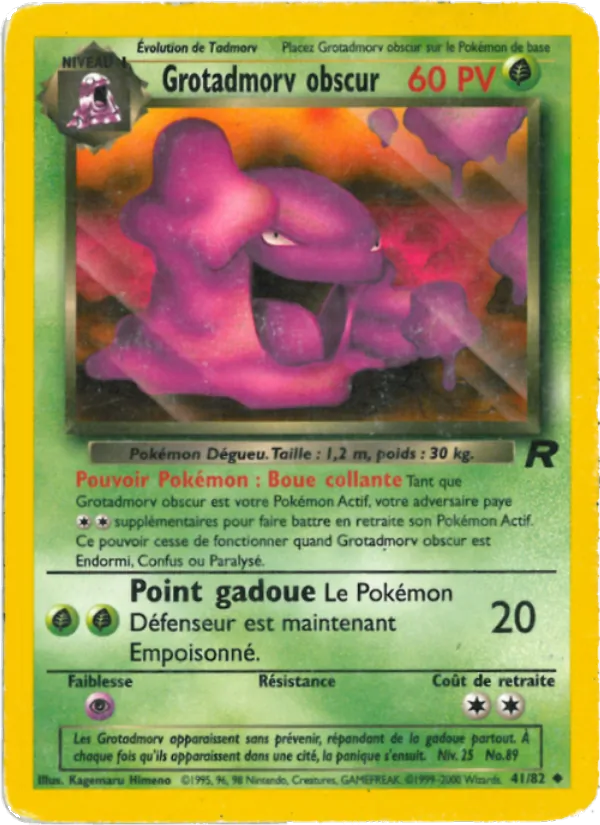Grotadmorv obscur Team Rocket 41/82