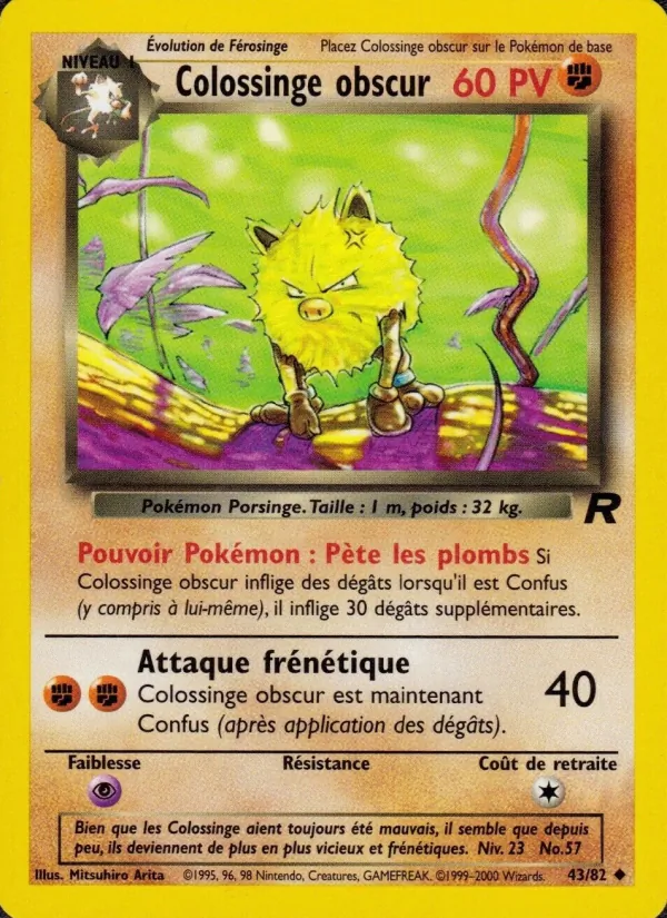 Colossinge obscur Team Rocket 43/82