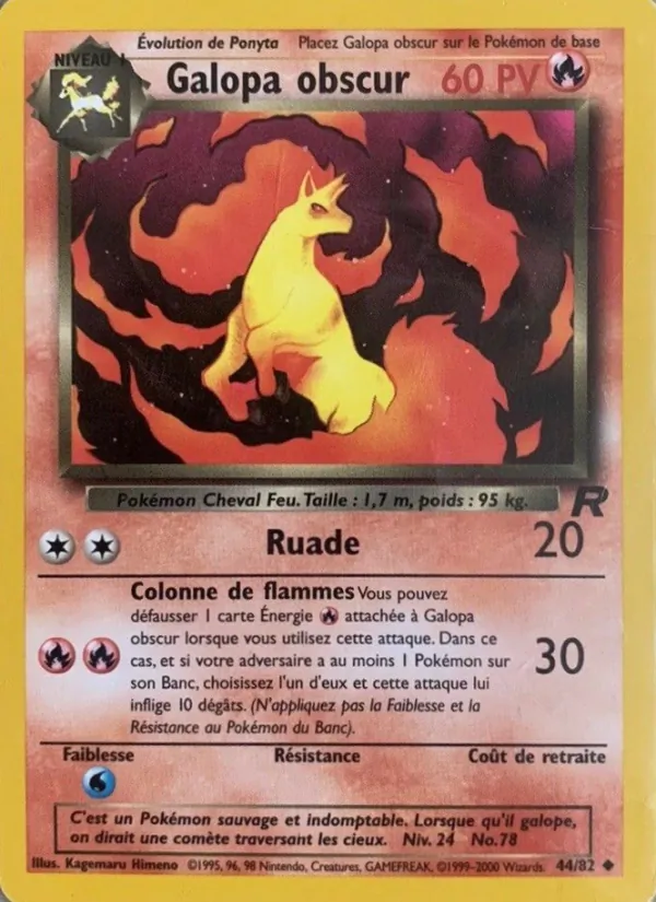 Galopa obscur Team Rocket 44/82