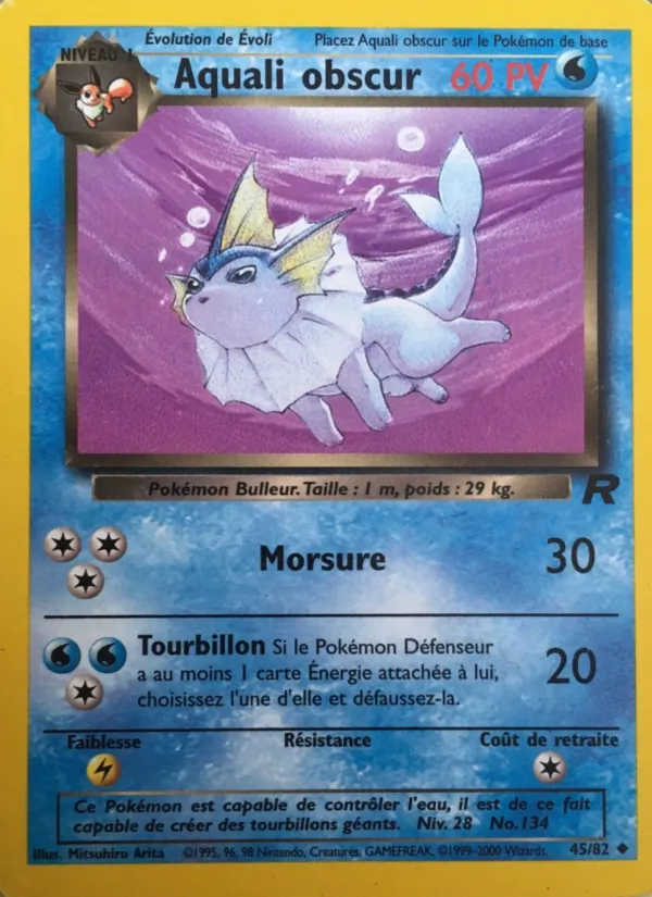 Aquali obscur Team Rocket 45/82