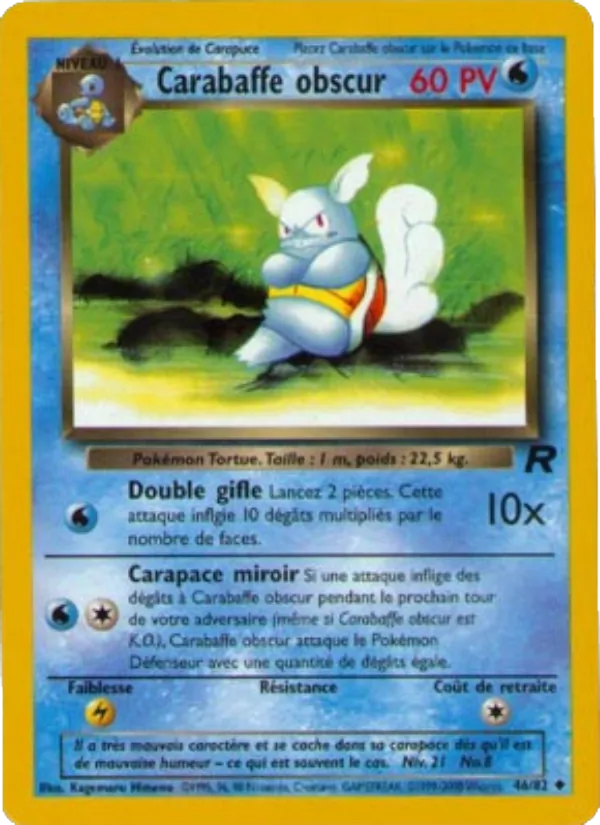 Carabaffe obscur Team Rocket 46/82
