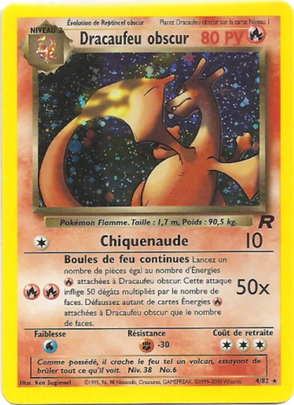 Dracaufeu obscur Team Rocket 4/82