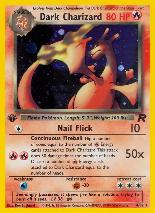 Dark Charizard Team Rocket 4/82