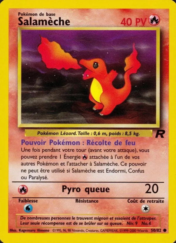 Salamèche Team Rocket 50/82