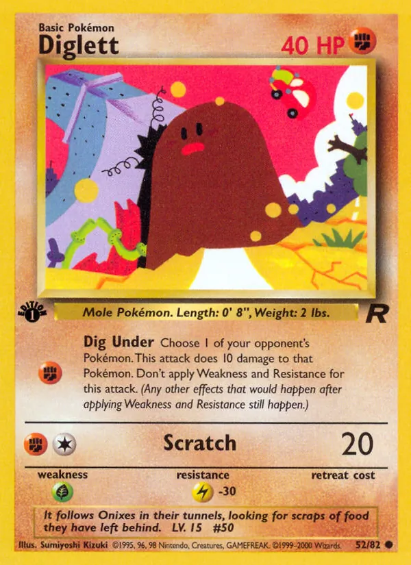 Diglett Team Rocket 52/82