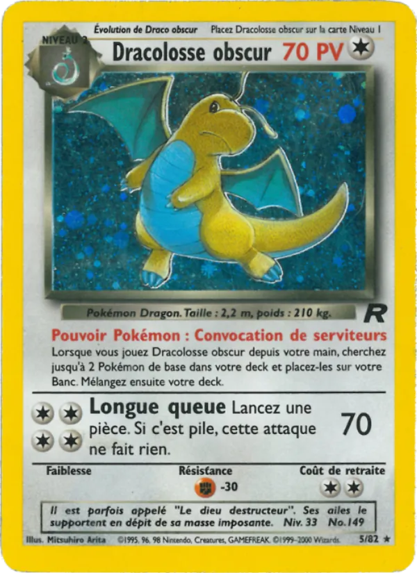 Dracolosse obscur Team Rocket 5/82