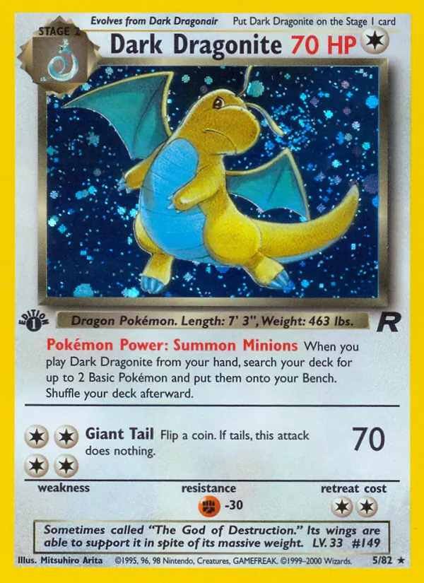 Dark Dragonite Team Rocket 5/82