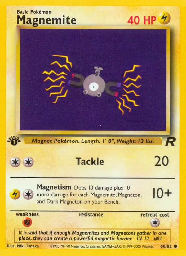 Magnemite Team Rocket 60/82
