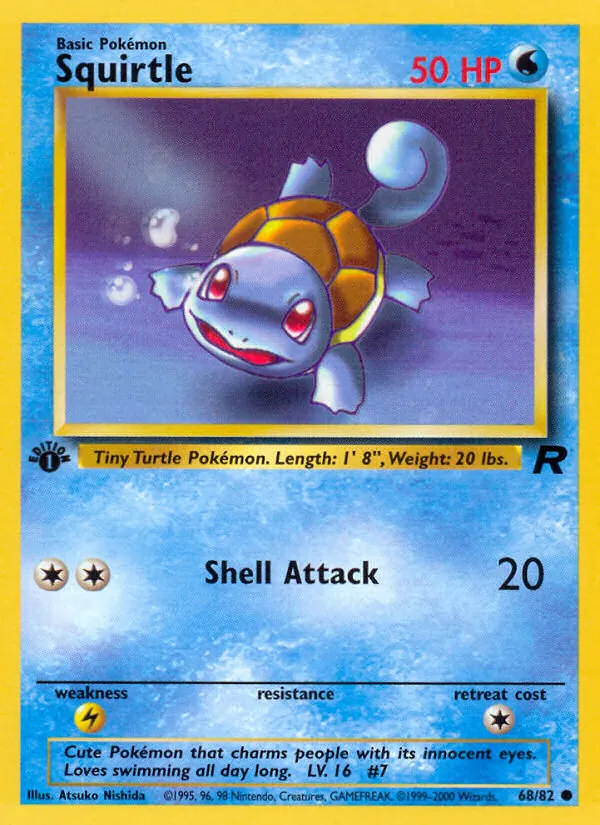 Squirtle Team Rocket 68/82