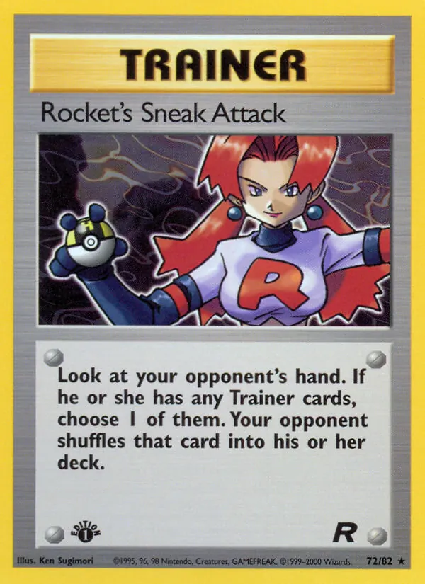 Rocket's Sneak Attack Team Rocket 72/82