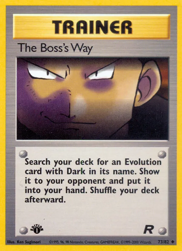 The Boss's Way Team Rocket 73/82