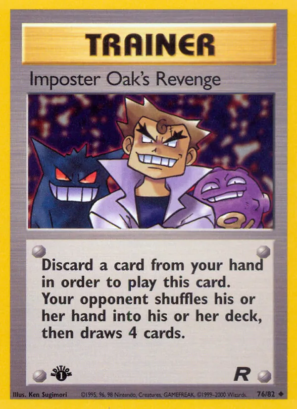 Imposter Oak's Revenge Team Rocket 76/82