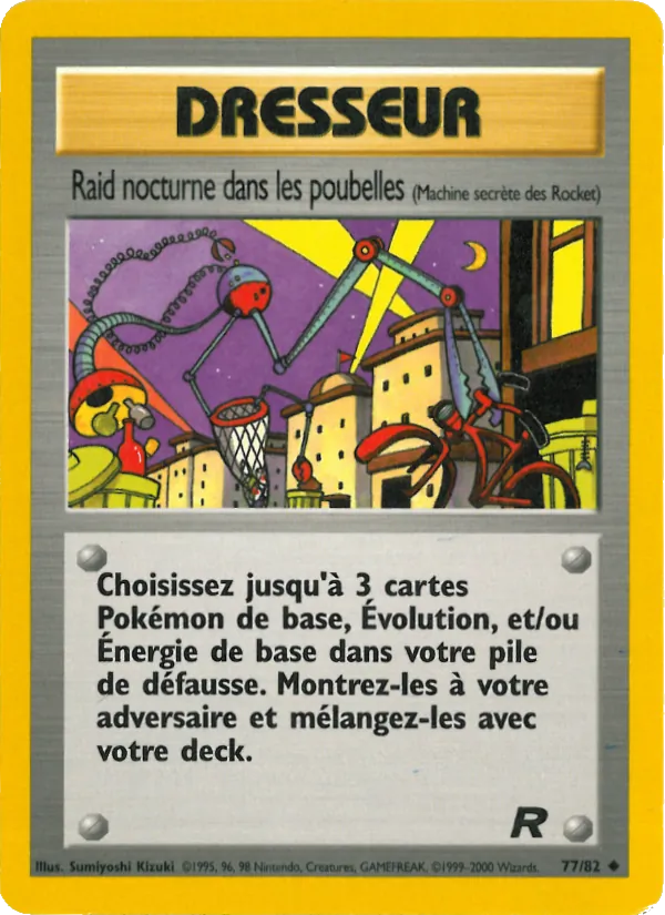 Raid nocturne dans les poubelles Team Rocket 77/82