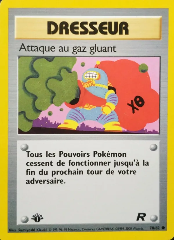 Attaque au gaz gluant Team Rocket 78/82