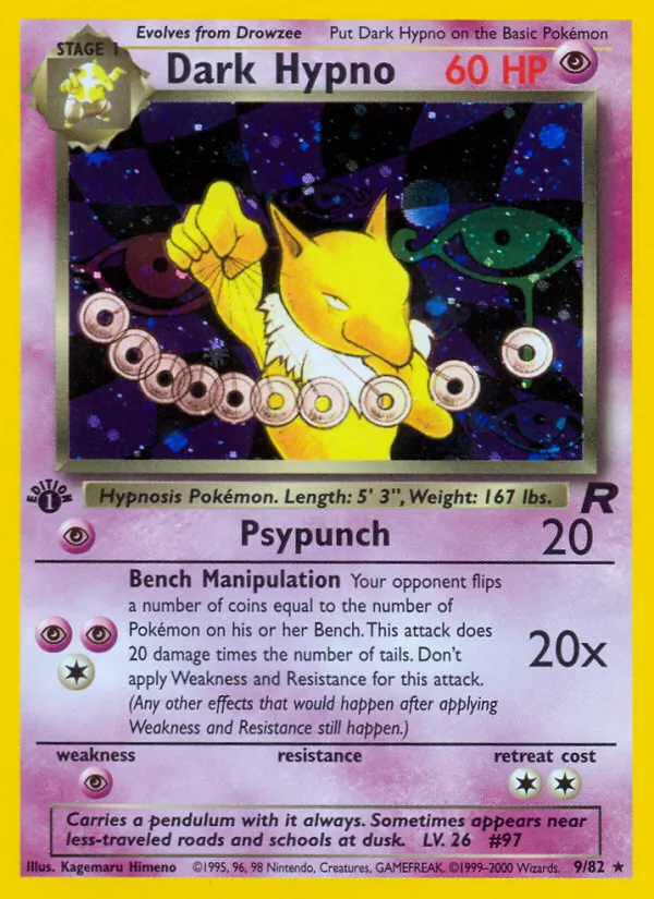 Dark Hypno Team Rocket 9/82