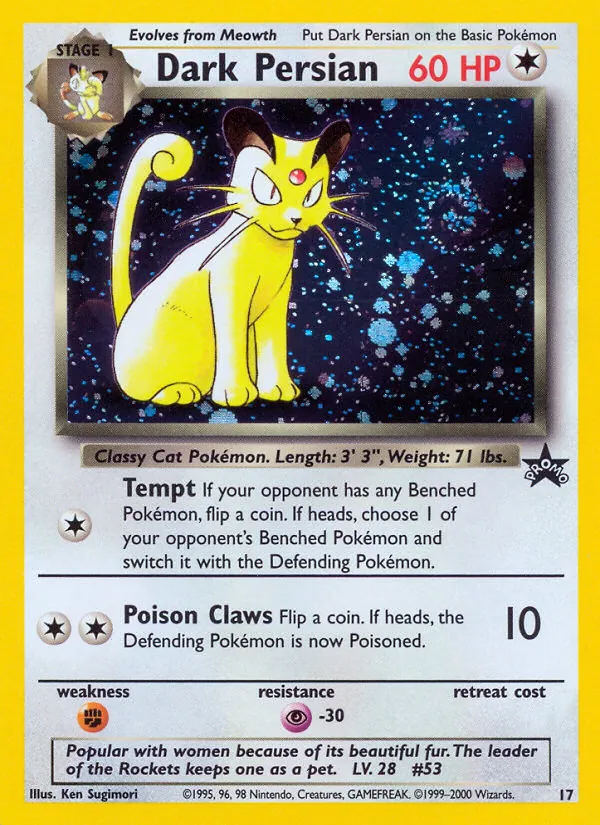 Dark Persian Wizards Black Star Promos 17/53
