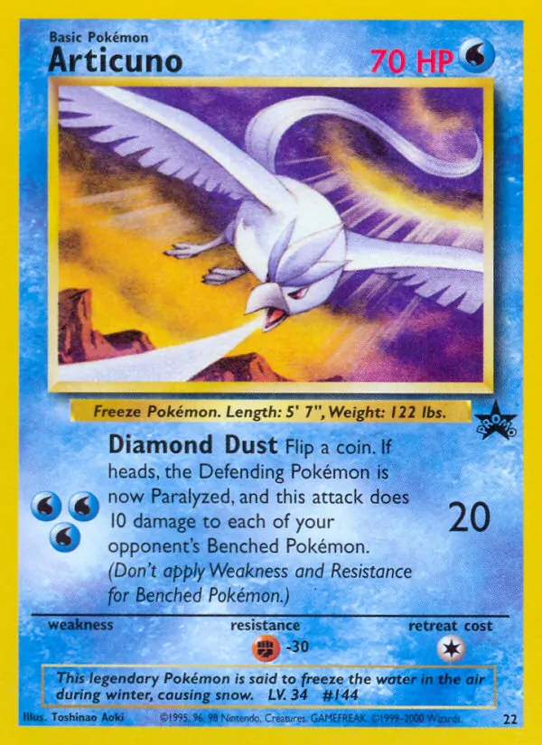 Articuno Wizards Black Star Promos 22/53