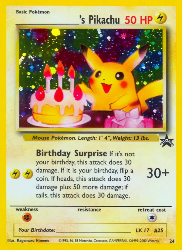 ___________'s Pikachu Wizards Black Star Promos 24/53