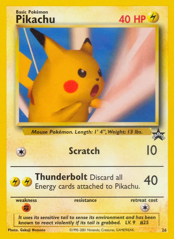 Pikachu Wizards Black Star Promos 26/53